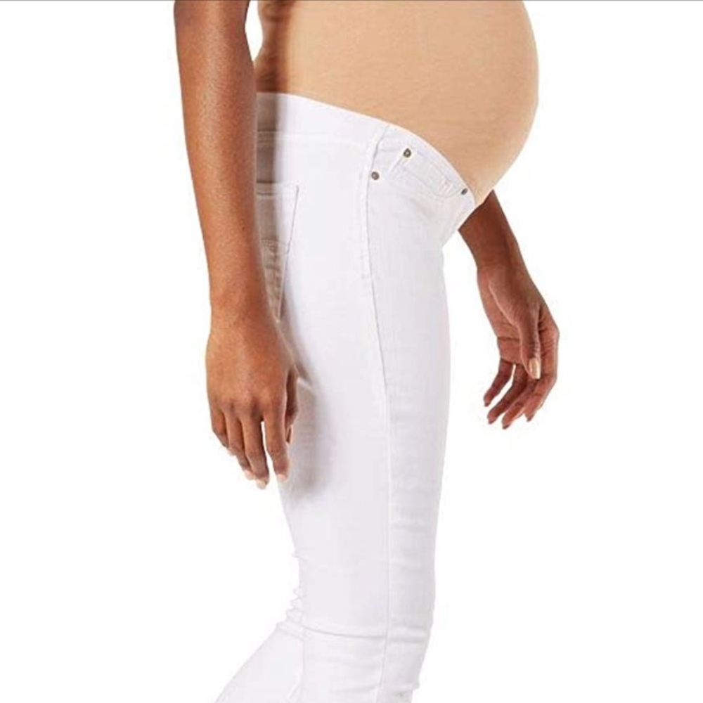 Levi’s White Maternity Skinny Jeans